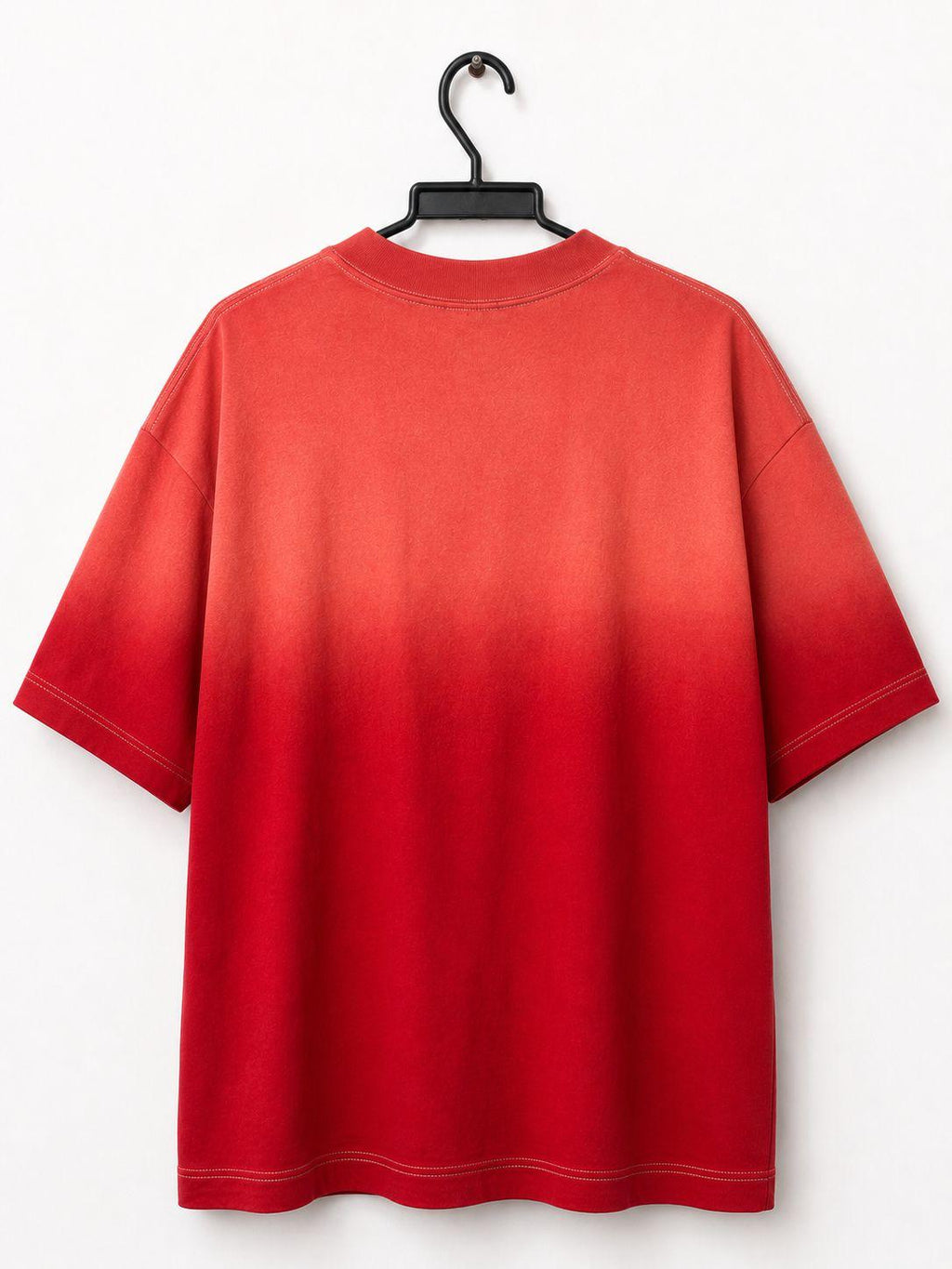 Camiseta Oversized Degradé con Bordado en Relieve – RISK