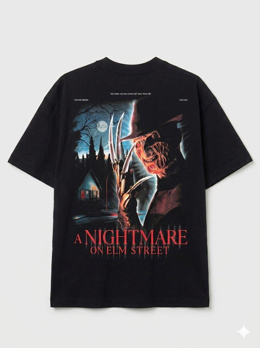 Camiseta Gráfica de Culto – A Nightmare on Elm Street