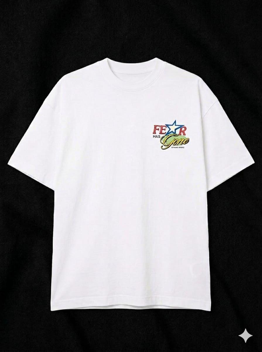 Camiseta Gráfica Blanca Retro – Reach The Stars