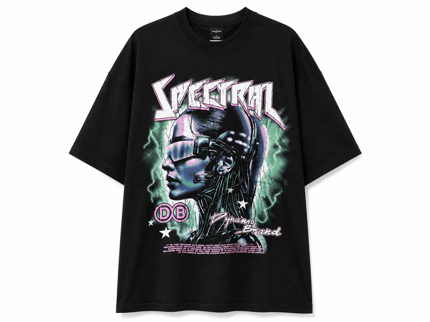 Camiseta Gráfica Manga 3/4 – Spectral Dynamo Brand