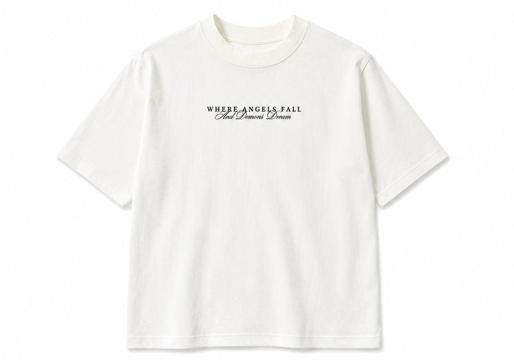 Camiseta Gráfica Off-White – Where Angels Fall