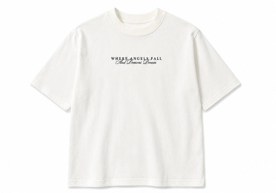 Camiseta Gráfica Off-White – Where Angels Fall