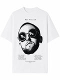 Camiseta Gráfica Blanca – Mac Miller Album Discography