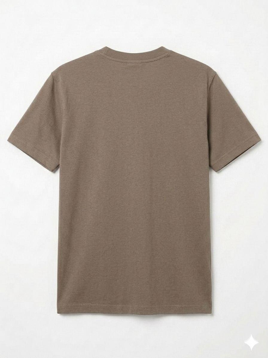 Camiseta Básica Premium – Taupe Panel T-Shirt