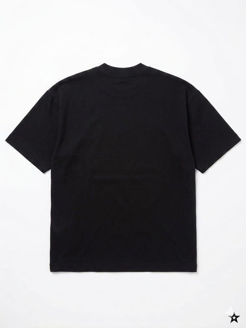 Camiseta Básica Pesada – Black Essential Oversized
