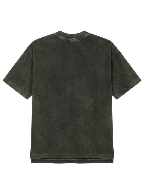Camiseta Básica Pesada Lavado Ácido – Olive Acid Wash