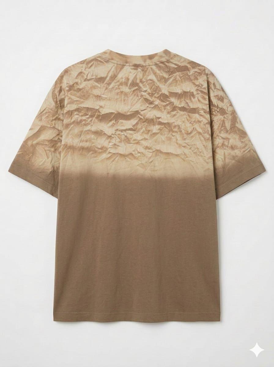 Camiseta Gráfica Degradada – Earth Crinkle Gradient