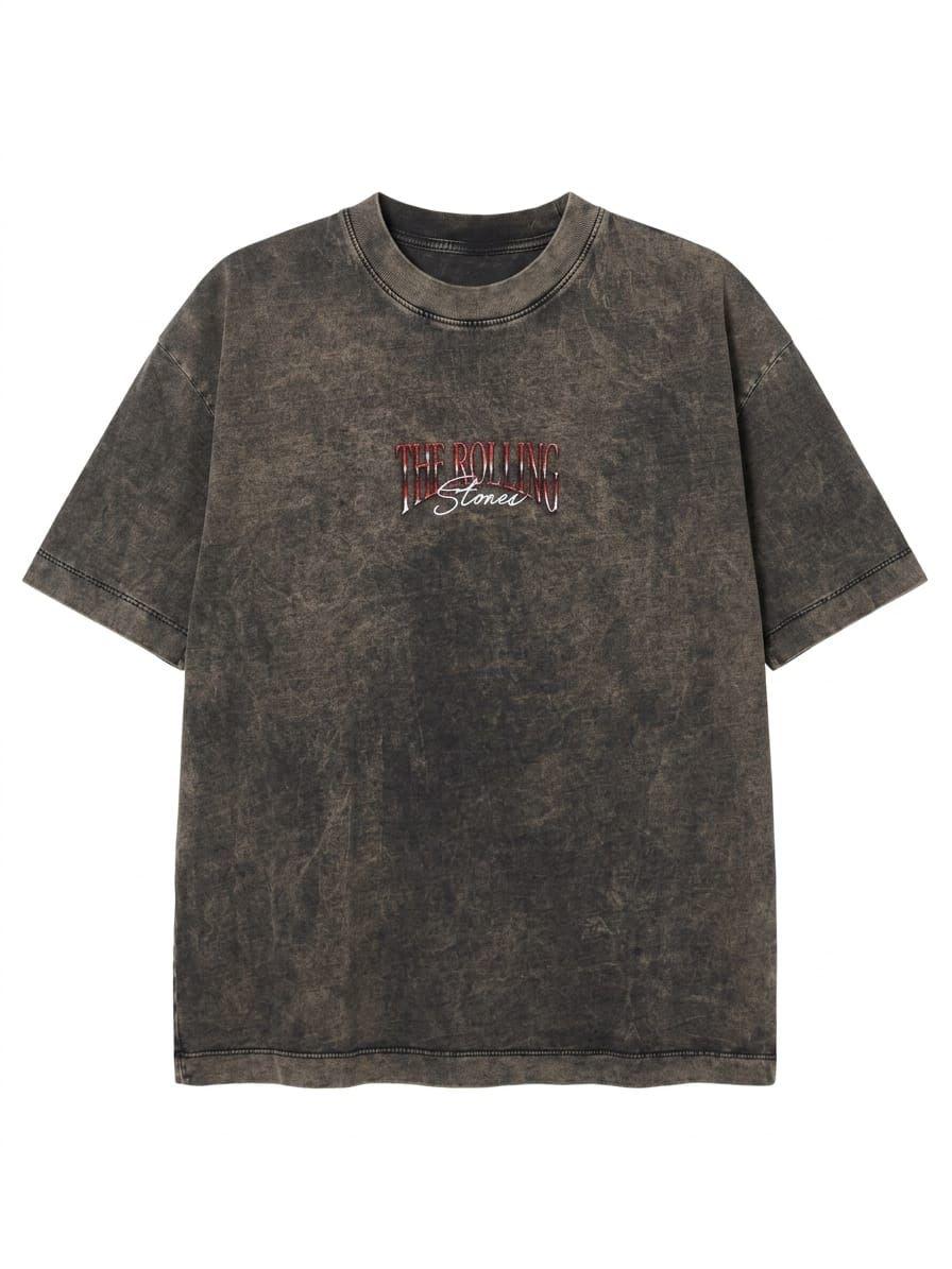 Camiseta Gráfica Lavado Ácido – The Rolling Stones Heritage