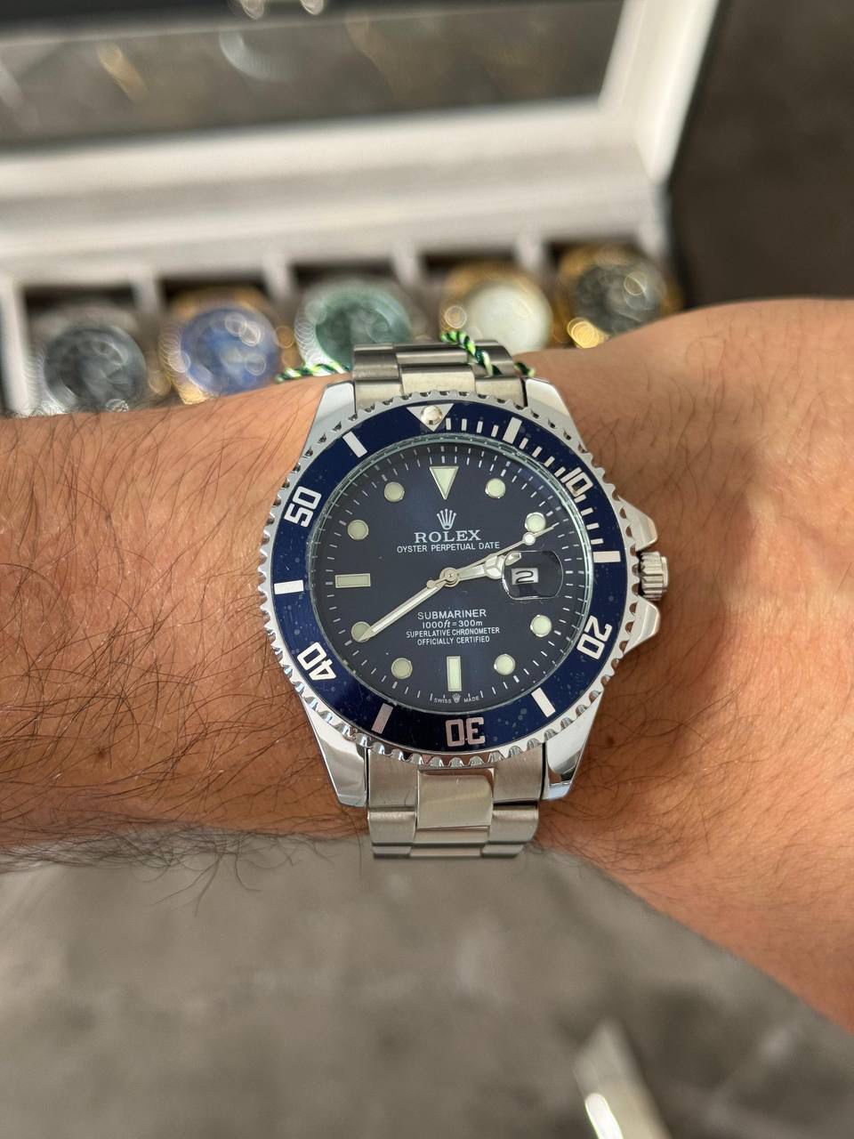Reloj Rolex Submariner Date – Blue Dial & Cerachrom Bezel (Steel)