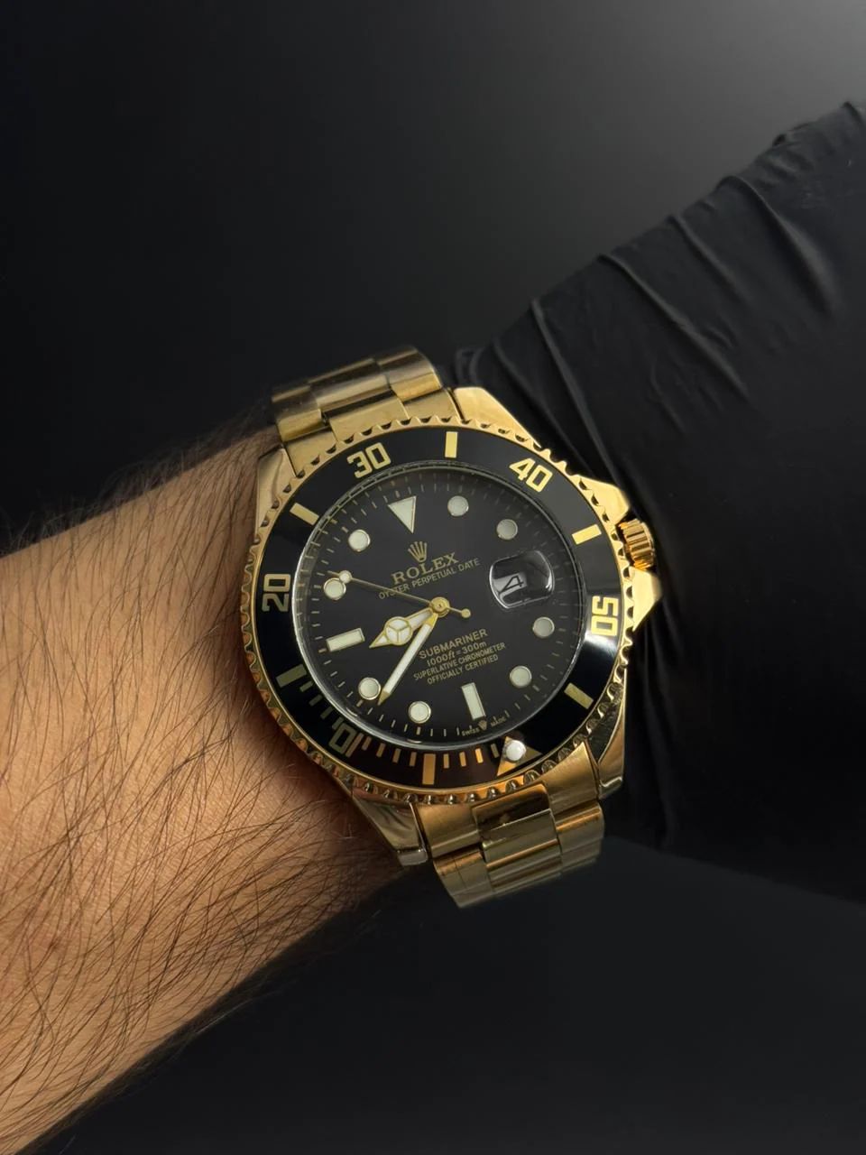 Reloj Rolex Submariner Date – Full Gold & Black Dial